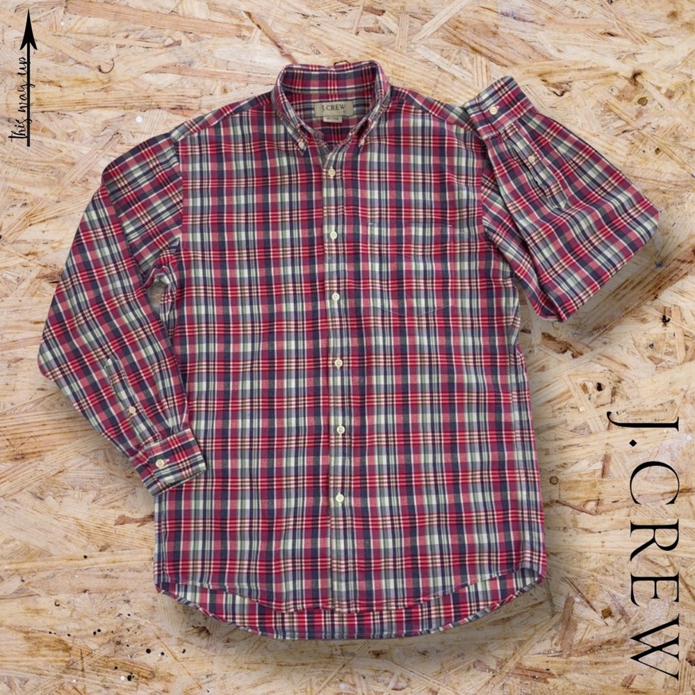 J. CREW Plaid Button Down Shirt